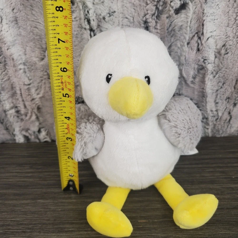 Carter's Seagull Plush Bird‎ Baby Toy White Yellow Gray Stuffed Animal Lovey 9